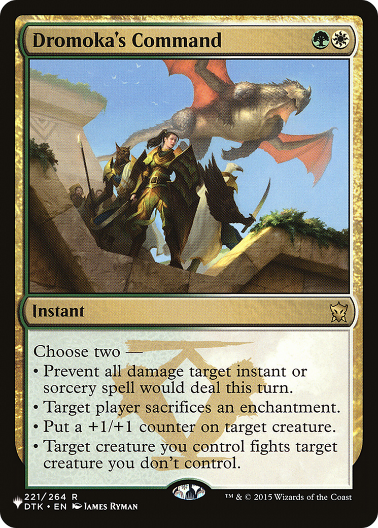Dromoka's Command [The List] - Destination Retro