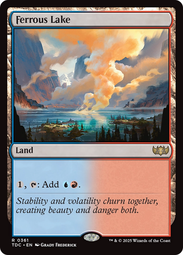 Ferrous Lake [Tarkir: Dragonstorm Commander] - Destination Retro