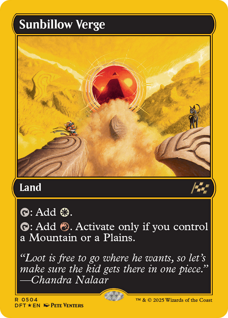 Sunbillow Verge (First-Place Foil) [Aetherdrift] - Destination Retro