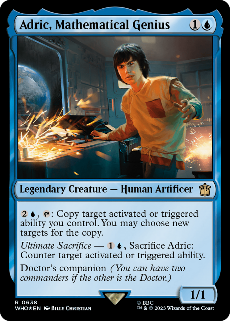 Adric, Mathematical Genius (Surge Foil) [Doctor Who] - Destination Retro