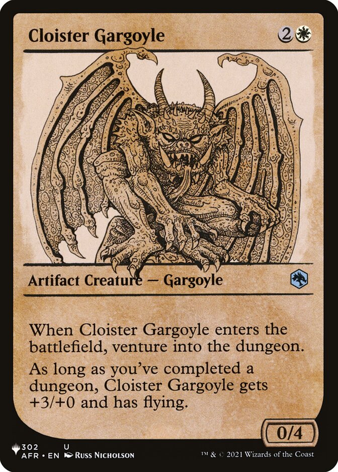 Cloister Gargoyle (Showcase) [The List] - Destination Retro
