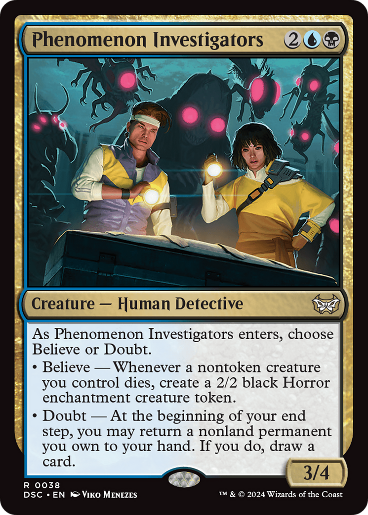 Phenomenon Investigators [Duskmourn: House of Horror Commander] - Destination Retro