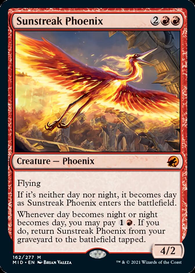 Sunstreak Phoenix [Innistrad: Midnight Hunt] - Destination Retro