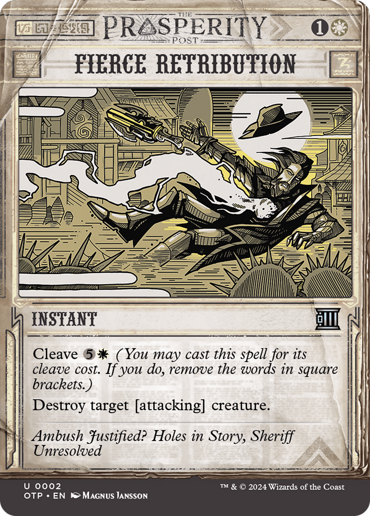 Fierce Retribution [Outlaws of Thunder Junction: Breaking News] - Destination Retro