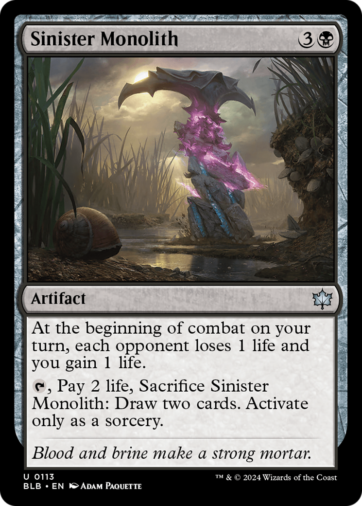 Sinister Monolith [Bloomburrow] - Destination Retro