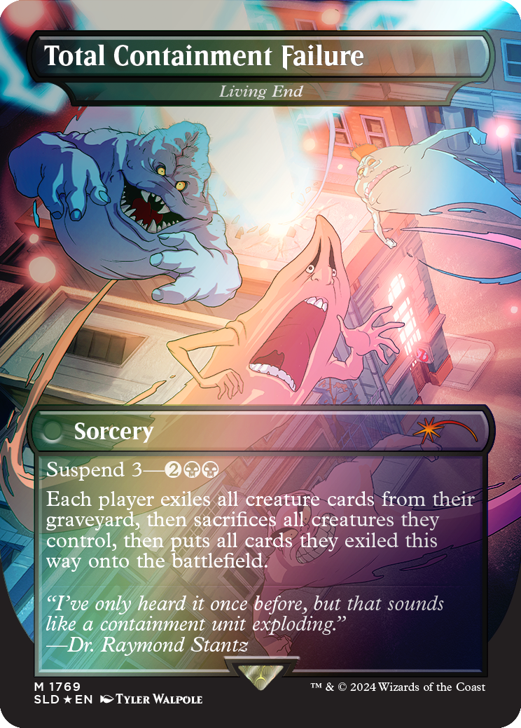 Total Containment Failure - Living End (Rainbow Foil) [Secret Lair Drop Series] - Destination Retro