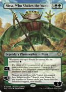 Nissa, Who Shakes the World (Borderless) [Bloomburrow Commander] - Destination Retro