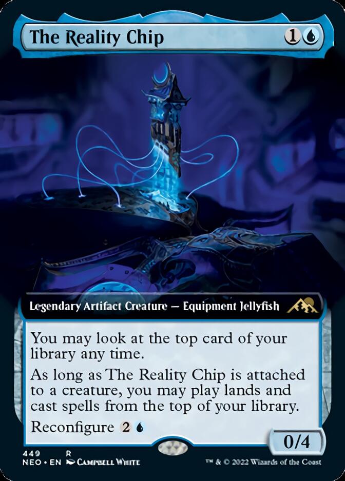 The Reality Chip (Extended Art) [Kamigawa: Neon Dynasty] - Destination Retro