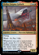 Ovika, Enigma Goliath (Promo Pack) [Phyrexia: All Will Be One Promos] - Destination Retro
