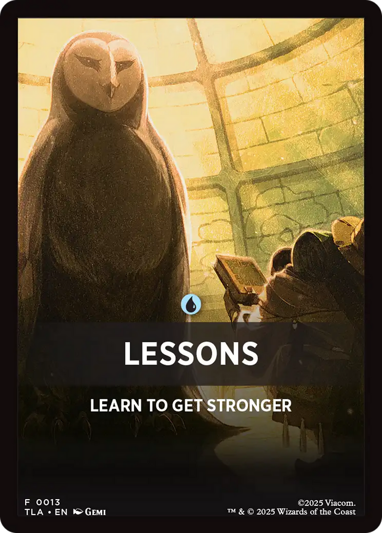 Lessons Theme Card [Avatar: The Last Airbender Tokens] - Destination Retro