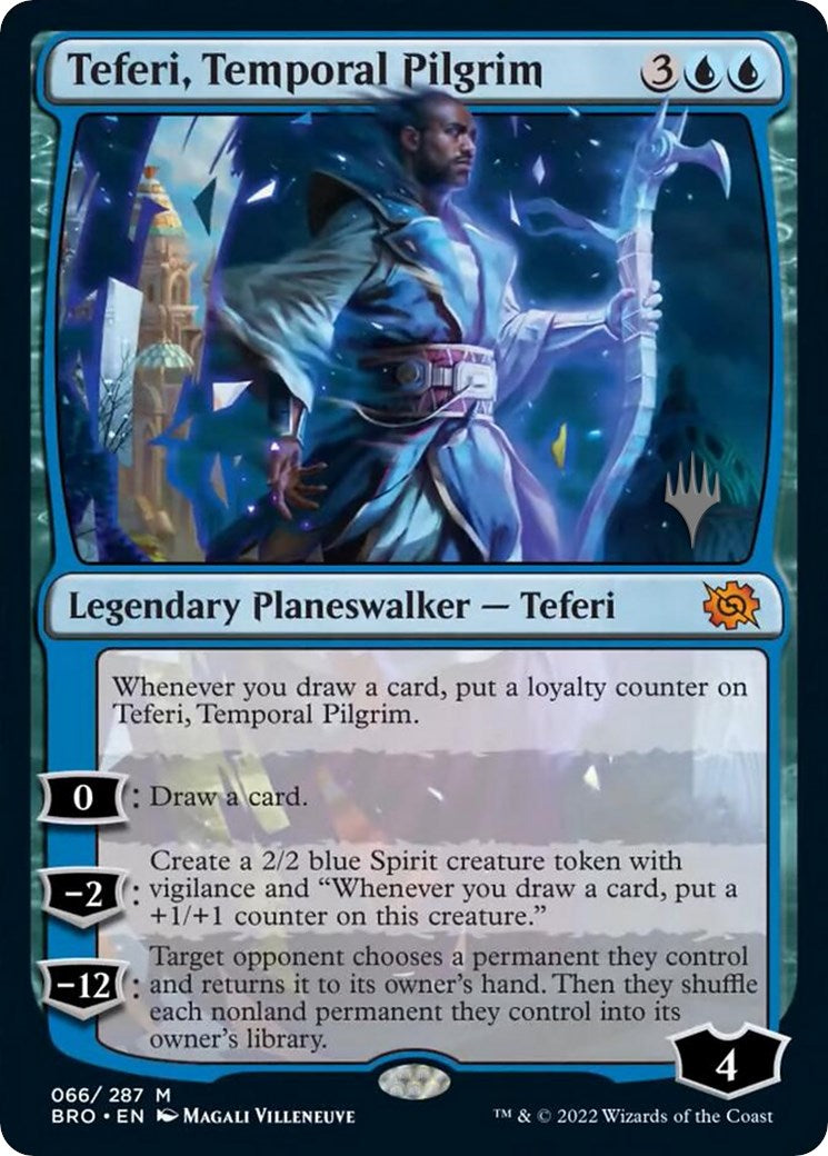 Teferi, Temporal Pilgrim (Promo Pack) [The Brothers' War Promos] - Destination Retro