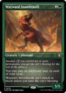 Wayward Swordtooth (Foil Etched) [Commander Masters] - Destination Retro