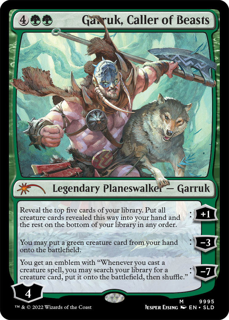 Garruk, Caller of Beasts [Secret Lair Drop Series] - Destination Retro
