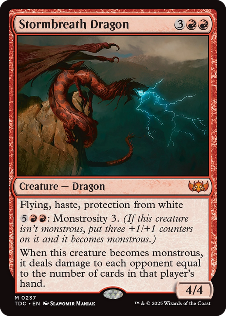 Stormbreath Dragon [Tarkir: Dragonstorm Commander] - Destination Retro
