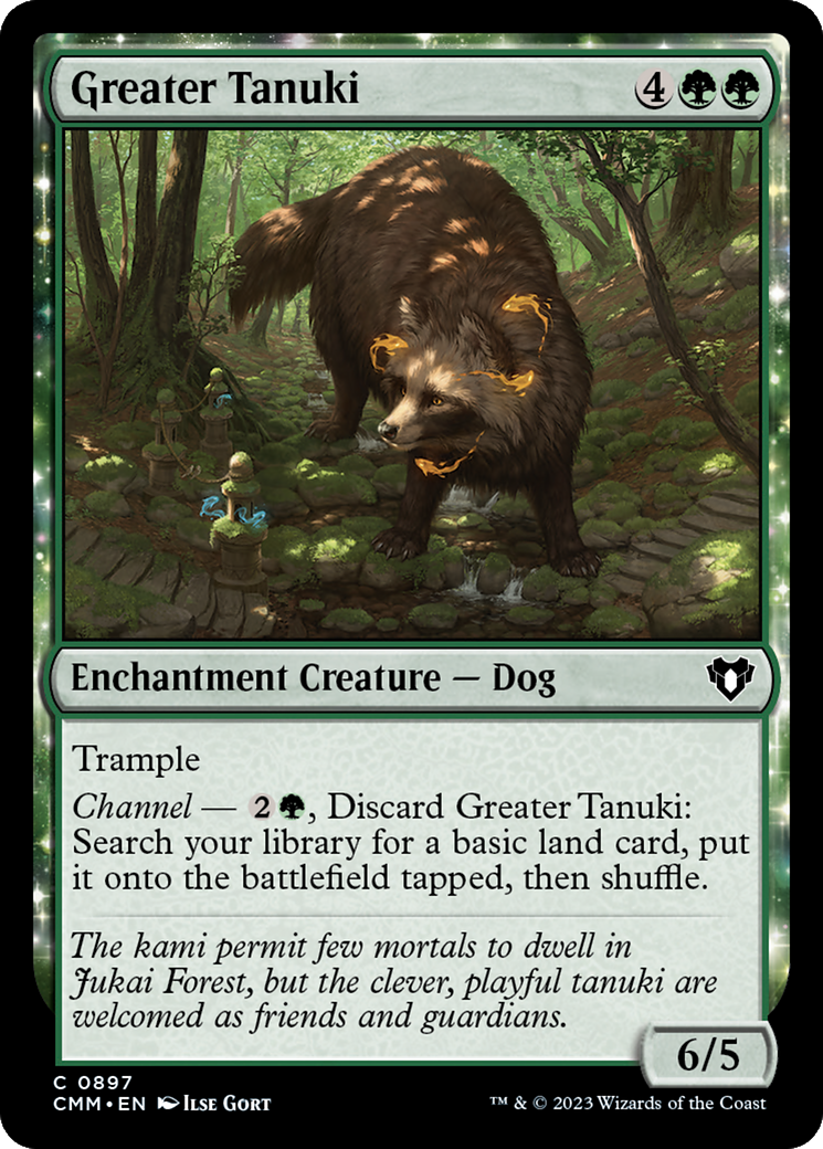 Greater Tanuki [Commander Masters] - Destination Retro