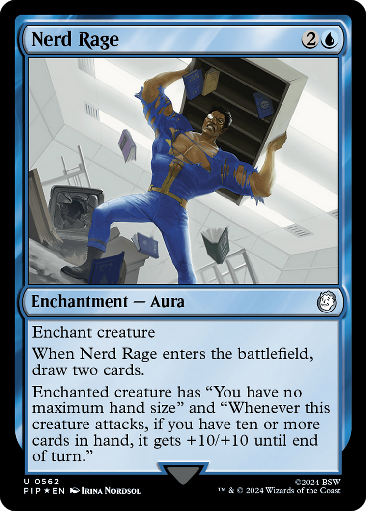 Nerd Rage (Surge Foil) [Fallout] - Destination Retro
