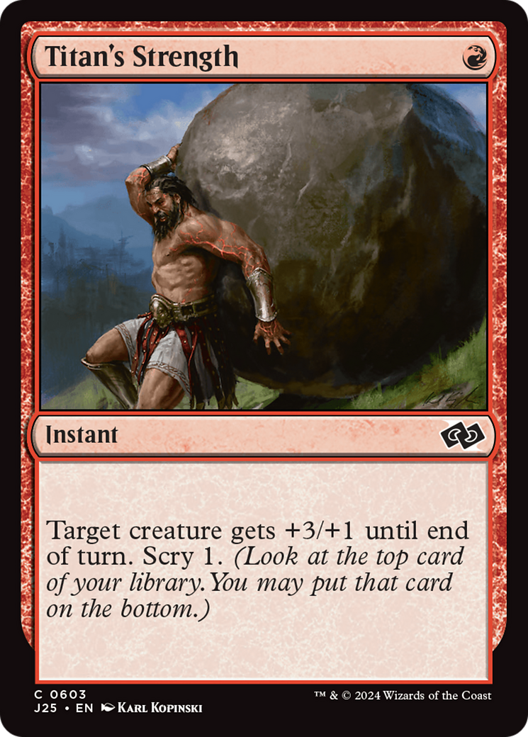 Titan's Strength [Foundations Jumpstart] - Destination Retro