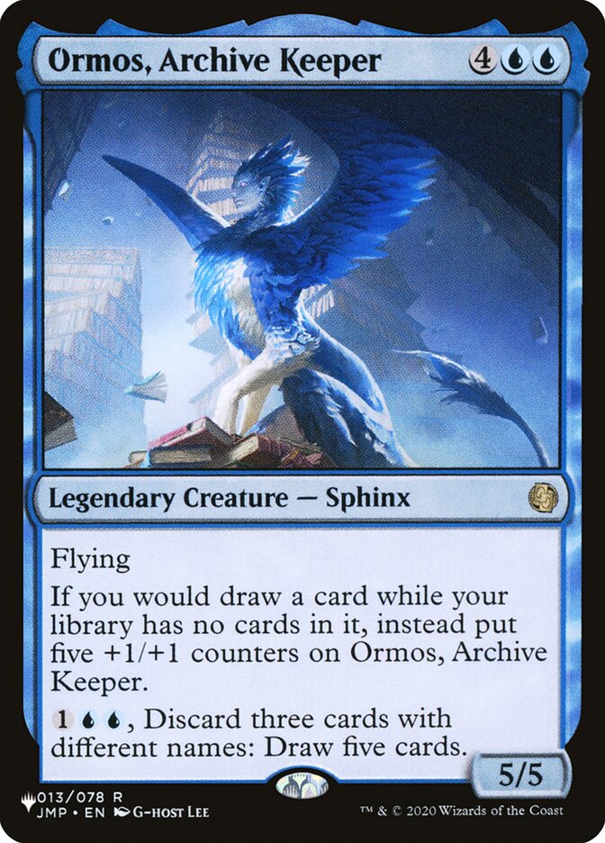 Ormos, Archive Keeper [The List] - Destination Retro
