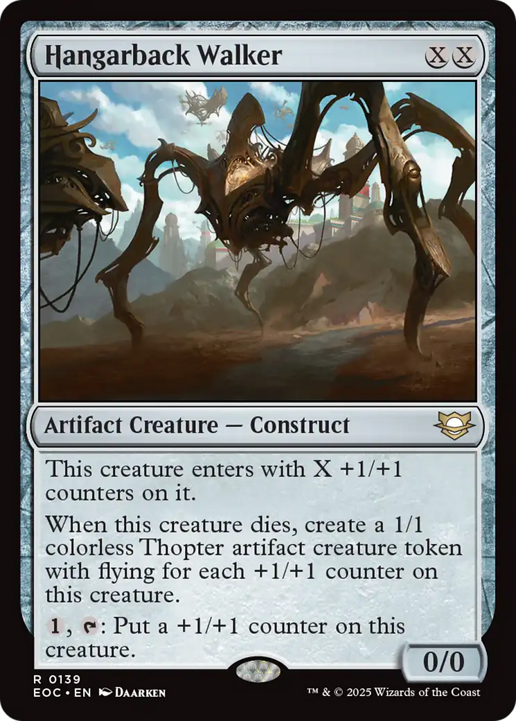 Hangarback Walker [Edge of Eternities Commander] - Destination Retro
