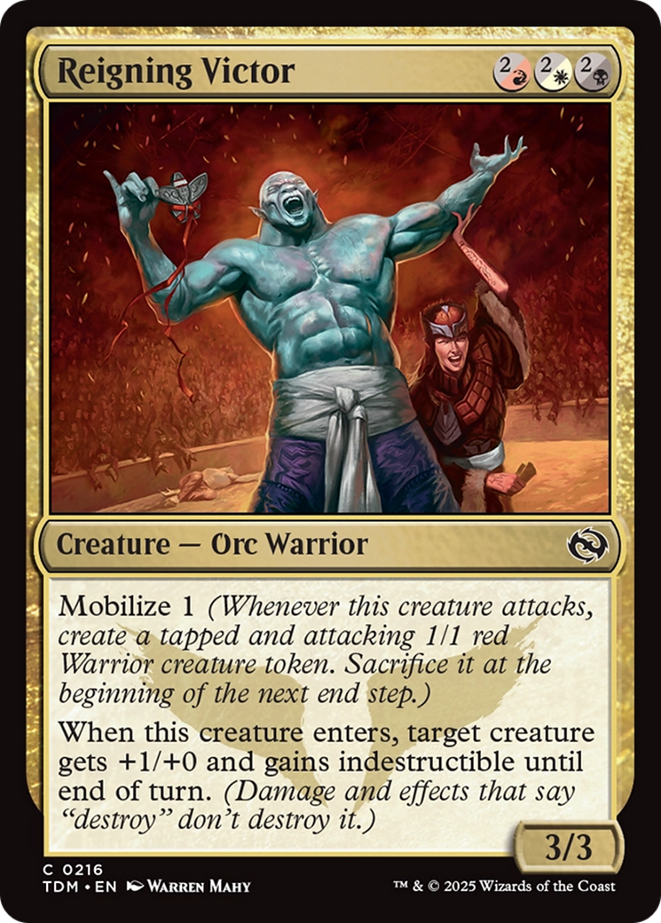 Reigning Victor [Tarkir: Dragonstorm] - Destination Retro