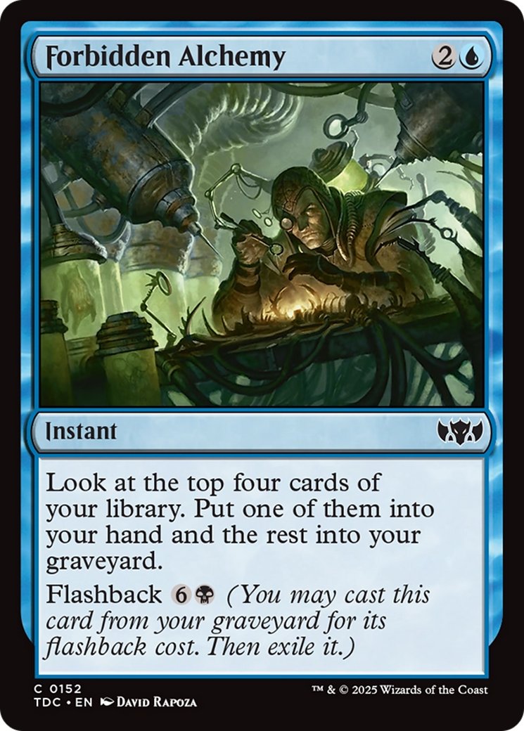 Forbidden Alchemy [Tarkir: Dragonstorm Commander] - Destination Retro