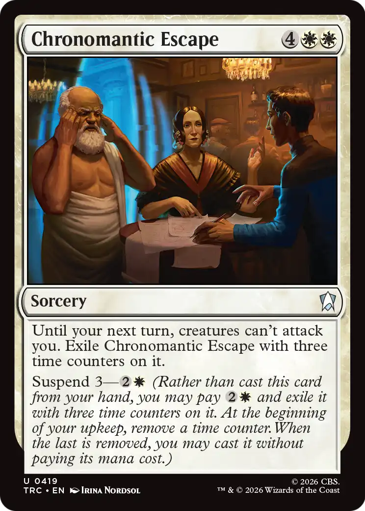 Chronomantic Escape (Surge Foil) [Star Trek Commander] - Destination Retro