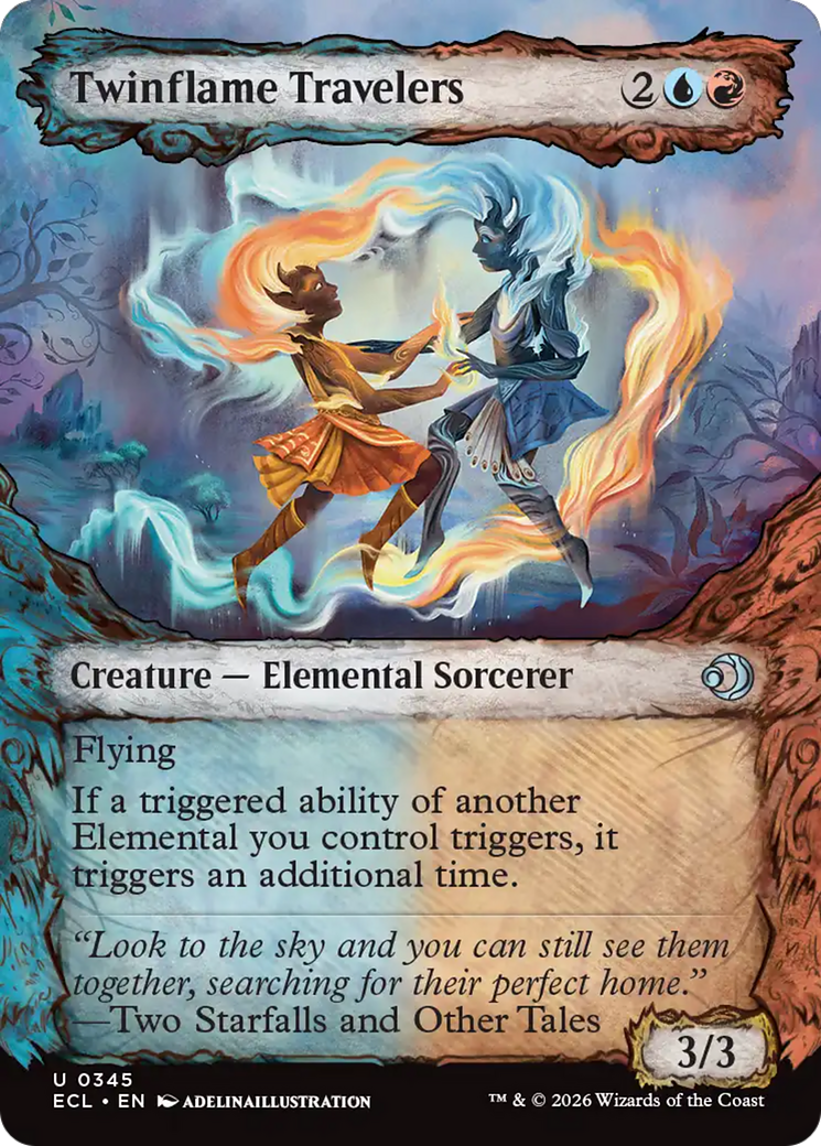 Twinflame Travelers (Showcase) [Lorwyn Eclipsed] - Destination Retro