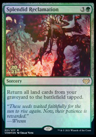 Splendid Reclamation [Innistrad: Crimson Vow Prerelease Promos] - Destination Retro