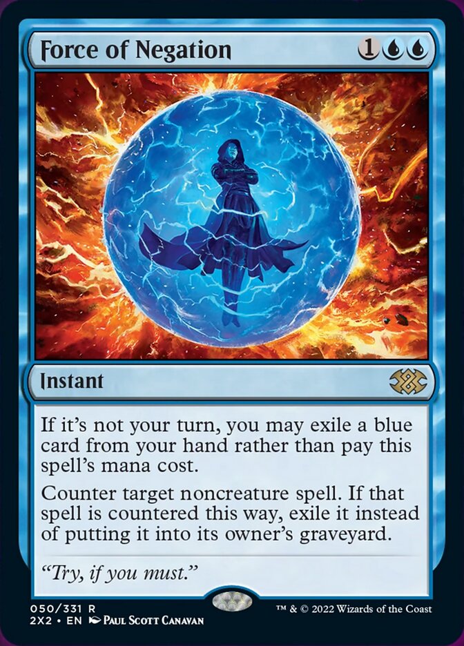 Force of Negation [Double Masters 2022] - Destination Retro