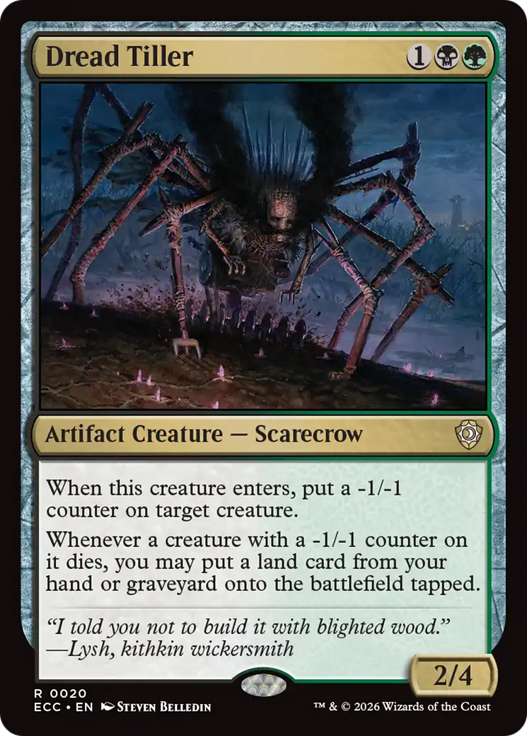 Dread Tiller [Lorwyn Eclipsed Commander] - Destination Retro