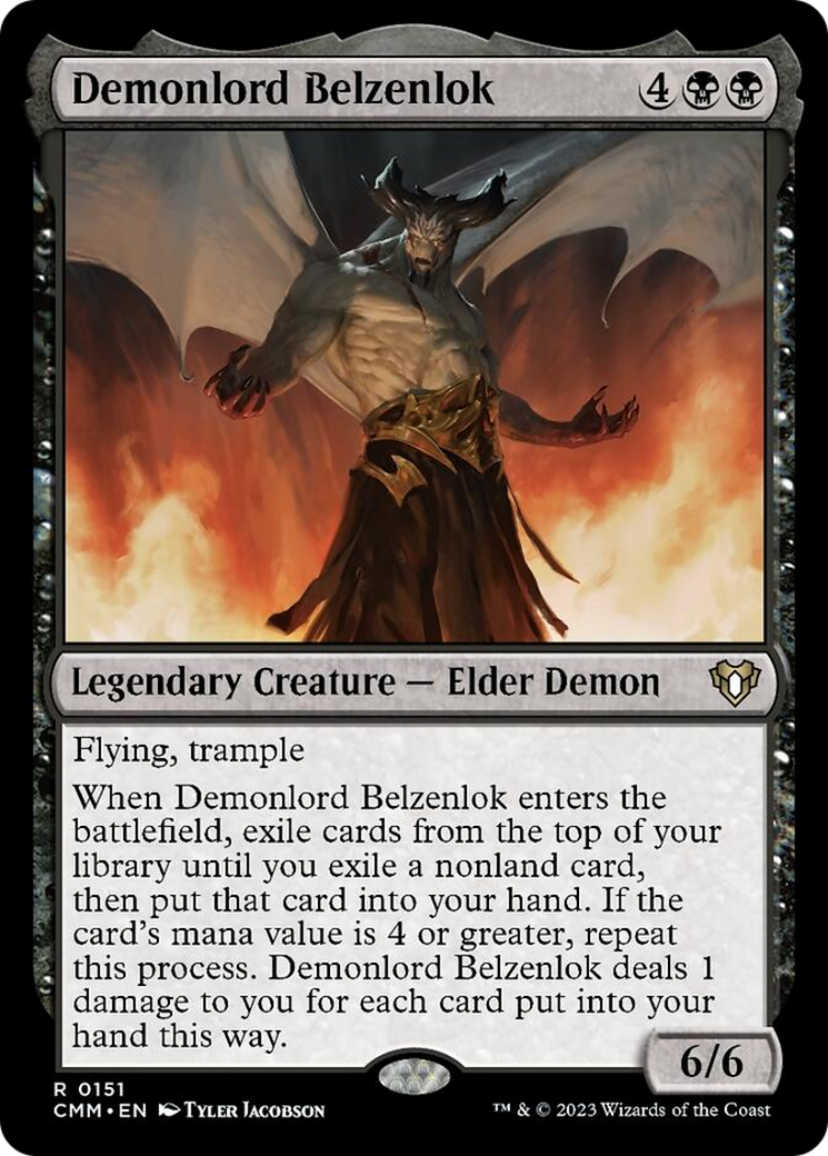 Demonlord Belzenlok [Commander Masters] - Destination Retro
