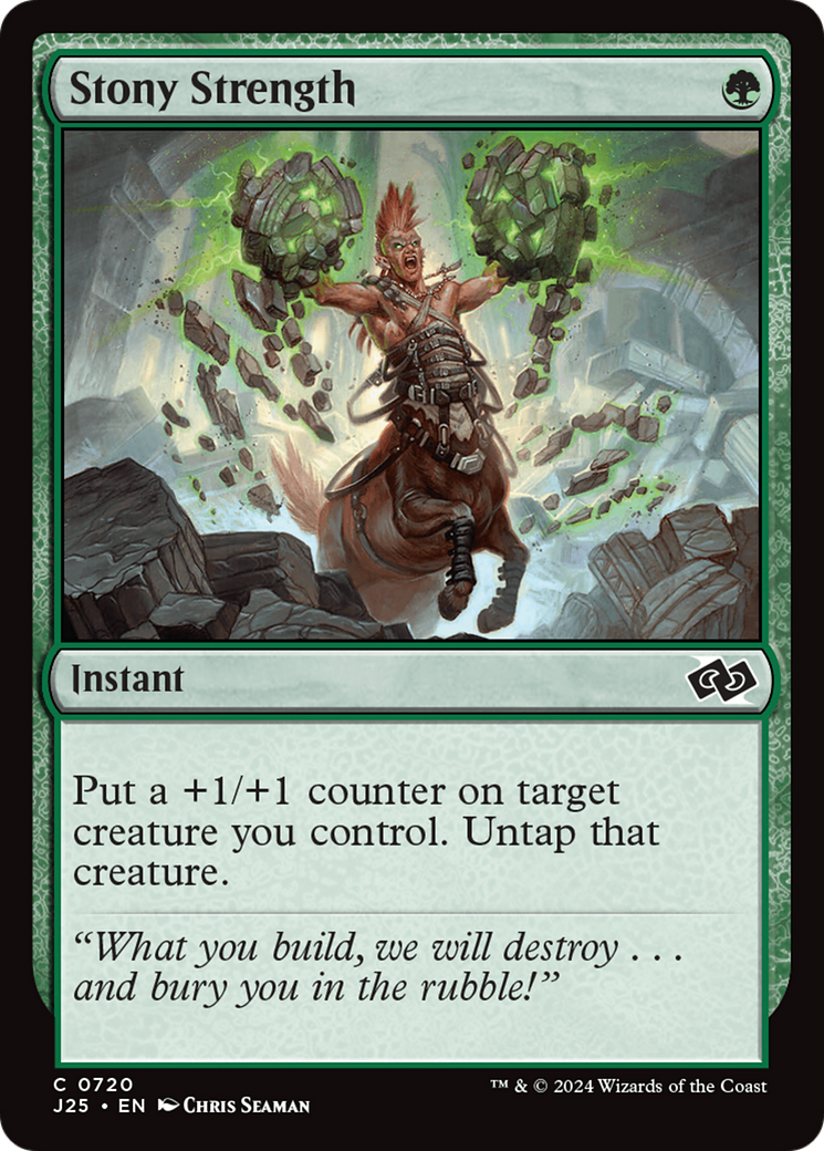 Stony Strength [Foundations Jumpstart] - Destination Retro