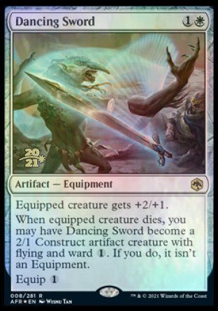 Dancing Sword [Dungeons & Dragons: Adventures in the Forgotten Realms Prerelease Promos] - Destination Retro
