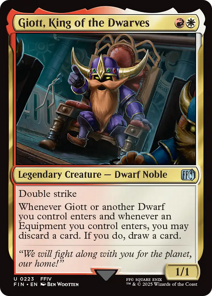 Giott, King of the Dwarves [FINAL FANTASY] - Destination Retro
