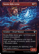 Storm-Kiln Artist (Borderless Alternate Art) [Commander Masters] - Destination Retro