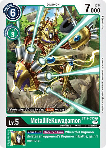 MetallifeKuwagamon [BT12-053] [Across Time] - Destination Retro