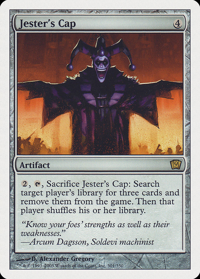 Jester's Cap (9th Edition) [Oversize Cards] - Destination Retro