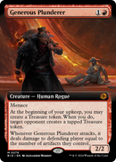 Generous Plunderer (Extended Art) [Outlaws of Thunder Junction: The Big Score] - Destination Retro