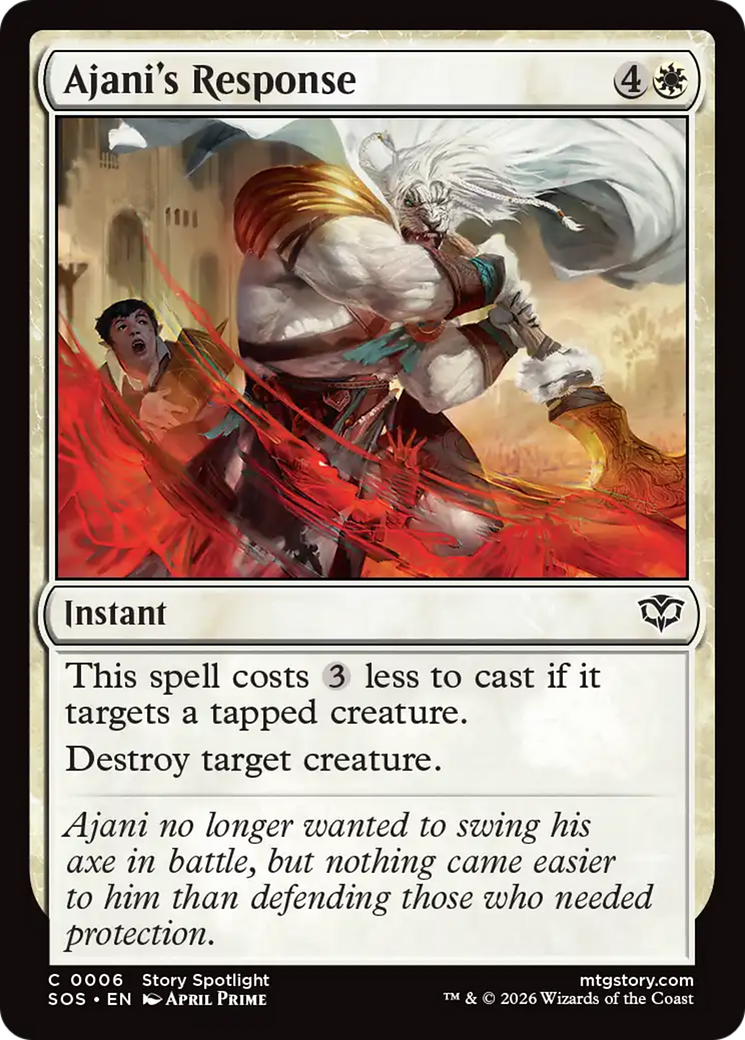 Ajani's Response [Secrets of Strixhaven] - Destination Retro