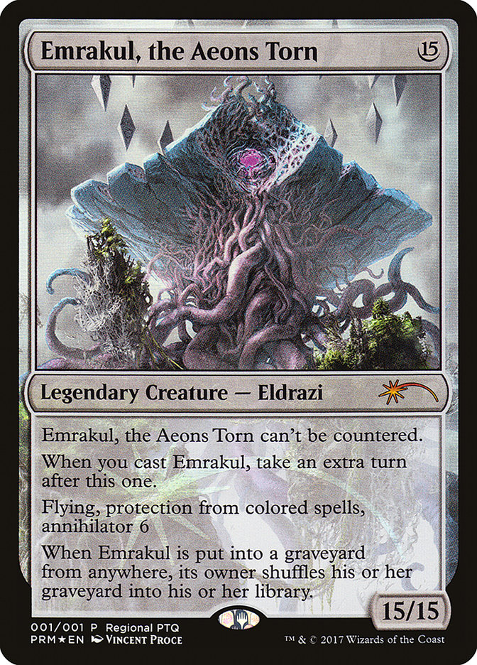 Emrakul, the Aeons Torn (Regional PTQ) [Pro Tour Promos] - Destination Retro