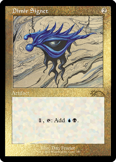 Dimir Signet (Retro) (Foil Etched) [Secret Lair Drop Series] - Destination Retro