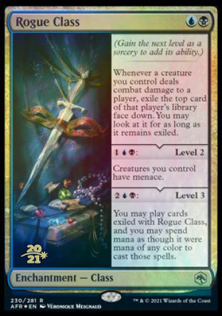 Rogue Class [Dungeons & Dragons: Adventures in the Forgotten Realms Prerelease Promos] - Destination Retro