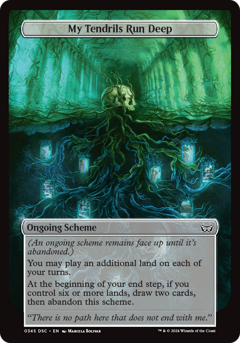 My Tendrils Run Deep (Full Art) [Duskmourn: Archenemy] - Destination Retro
