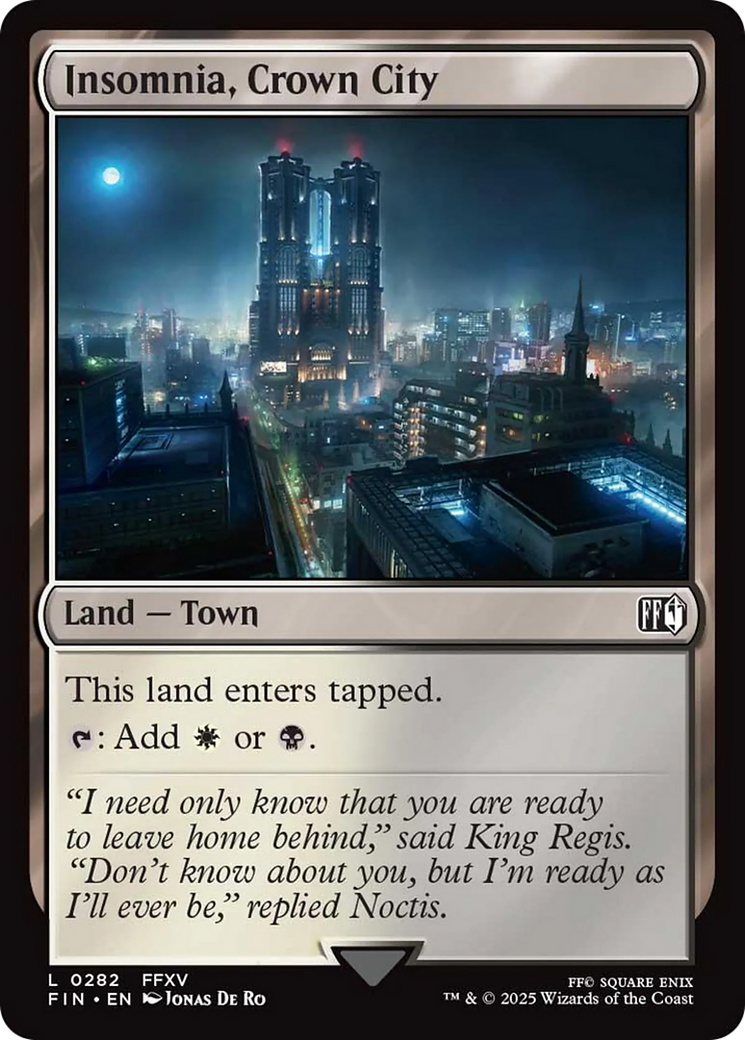 Insomnia, Crown City [FINAL FANTASY] - Destination Retro