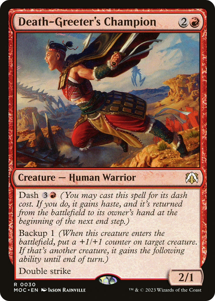 Death-Greeter's Champion [March of the Machine Commander] - Destination Retro