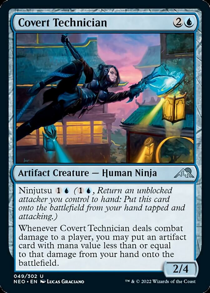Covert Technician [Kamigawa: Neon Dynasty] - Destination Retro