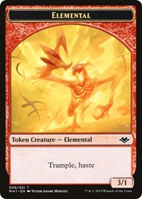 Elemental (009) // Spirit Double-Sided Token [Modern Horizons Tokens] - Destination Retro