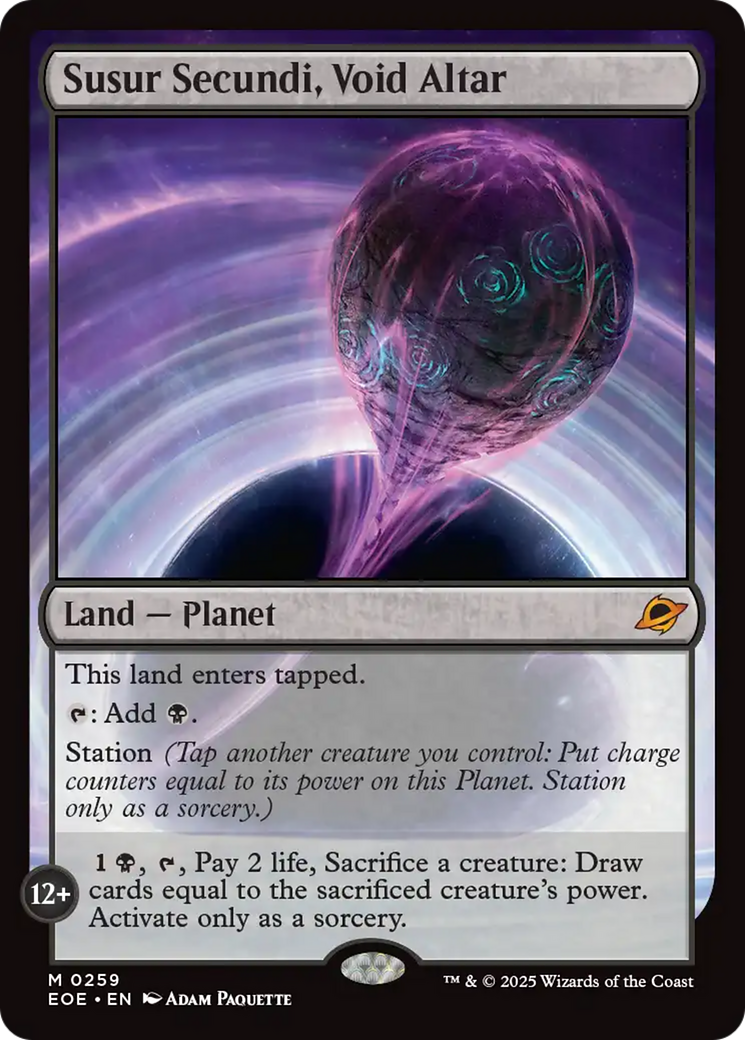 Susur Secundi, Void Altar [Edge of Eternities] - Destination Retro