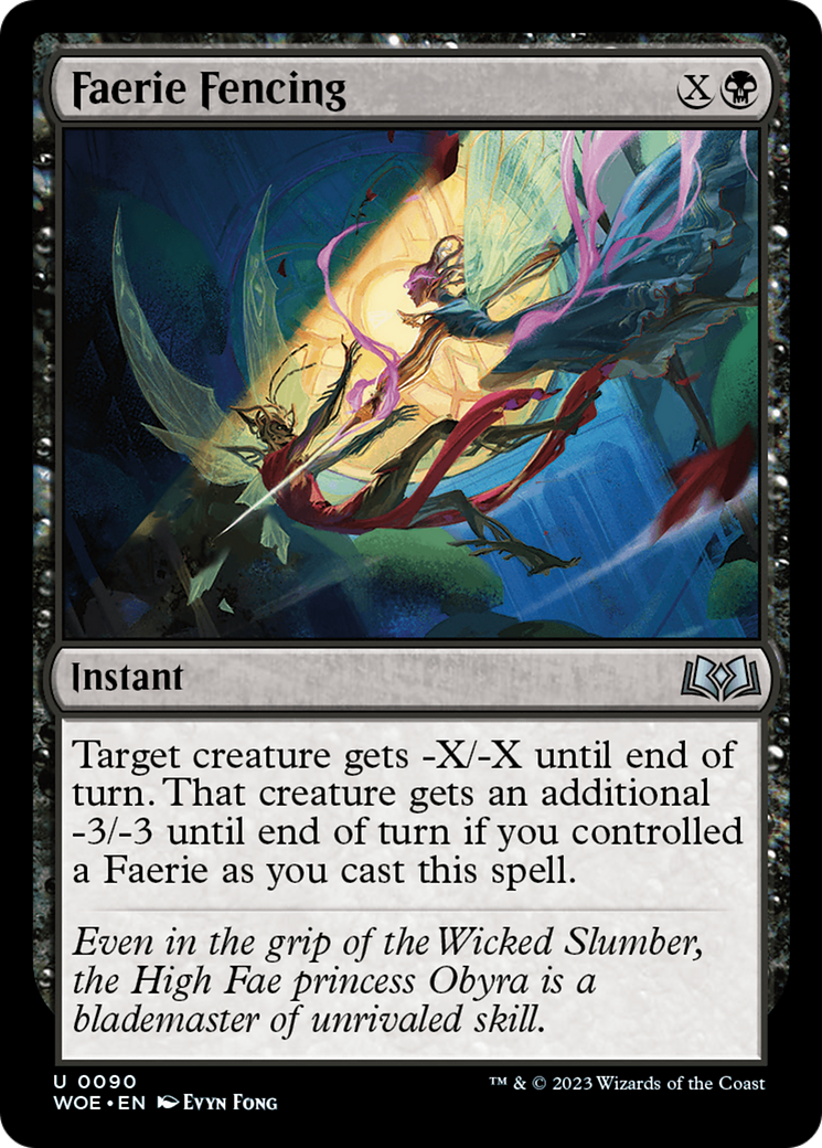 Faerie Fencing [Wilds of Eldraine] - Destination Retro