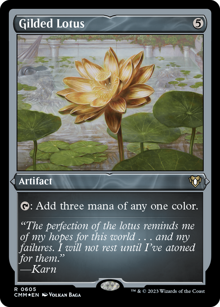 Gilded Lotus (Foil Etched) [Commander Masters] - Destination Retro